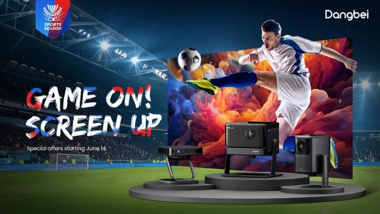 Dangbei kündigt „Game On! Screen Up“-Projektorangebote zur Sportsaison an