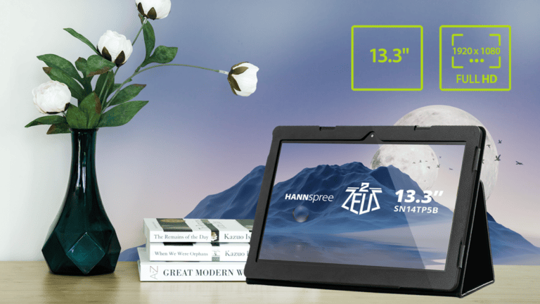 HANNspree stellt das neue Zeus 2 Tablet mit 13,3-Zoll großer Bildschirmfläche vor