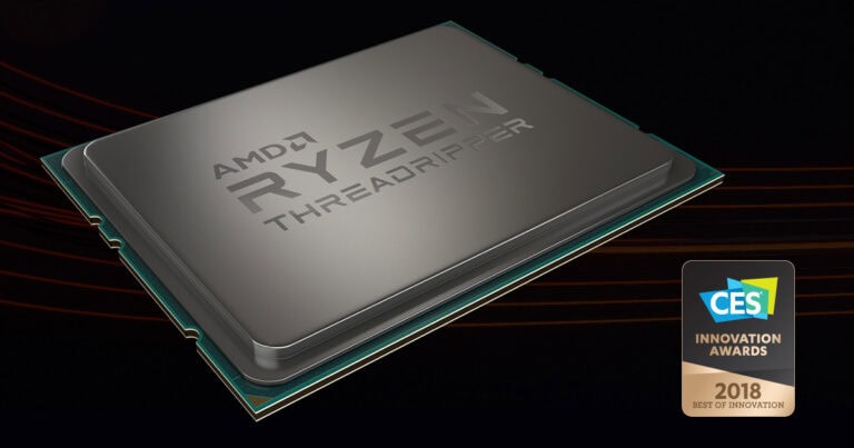AMD Ryzen™ Threadripper™ 1950X Wins CES 2018 Best of Innovation Award