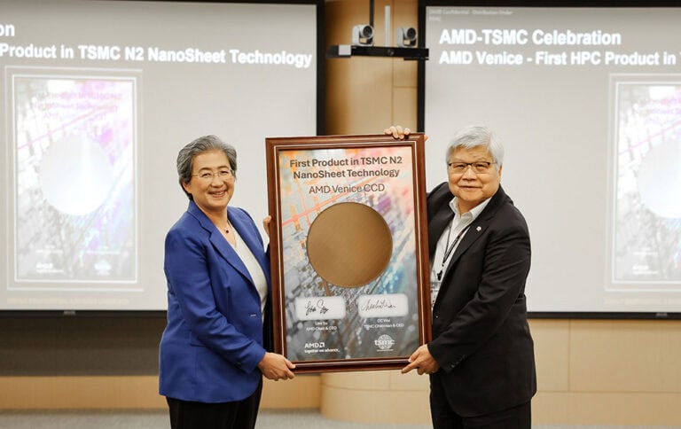 AMD réalise la première étape clé pour un produit sur silicium TSMC N2