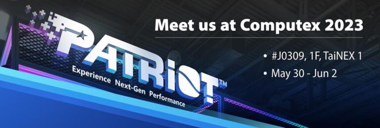 Patriot präsentiert auf der Computex 2023 extreme Gaming-Leistung mit Produkten der nächsten Generation