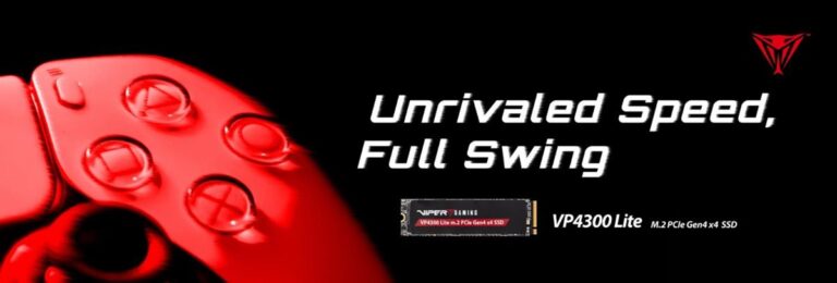 Patriot Viper stellt seine neue VP4300 Lite M.2 PCIe Gen4 x4 SSD vor