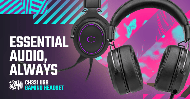 Cooler Master kündigt das CH331 Gaming-Headset an, dessen Design und Funktionen sich auf Audio-Essentials konzentrieren