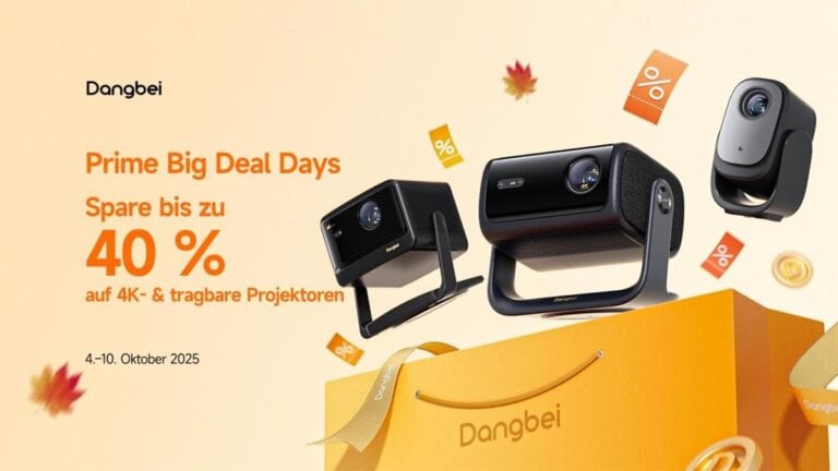 Dangbei nimmt an den Prime Big Deal Days von Amazon in Deutschland teil und bietet Rabatte von bis zu 40 %