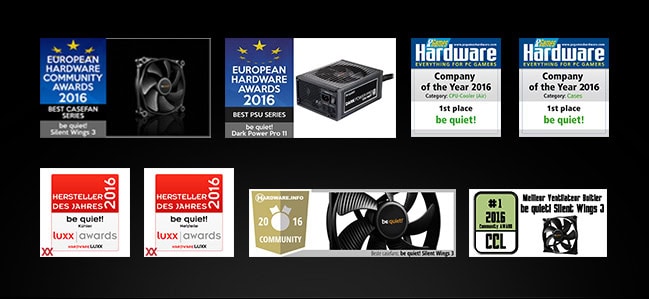 Premium products from be quiet! convince international users and media
