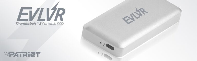 Patriot kündigt die Verfügbarkeit seiner externen EVLVR Thunderbolt™ 3 SSD an