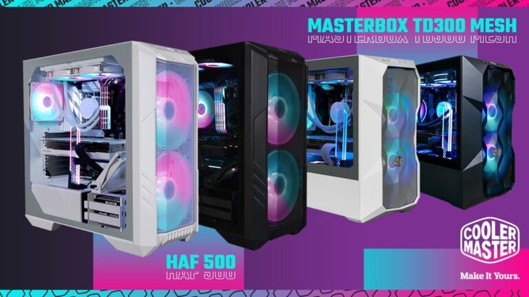 Cooler Master bringt das HAF 500 und die MasterBox TD300 Mesh auf den Markt
