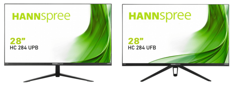 Neue Ultra-HD 4K-Großbildmonitore von HANNspree liefern atemberaubende Bildschärfe