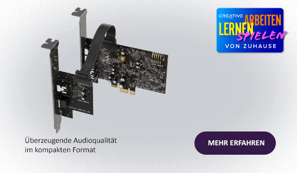 Sound Blaster Audigy Fx V2: Das kompakte Klangwunder