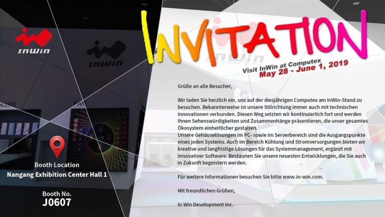 Besuchen Sie InWin auf der Computex 2019