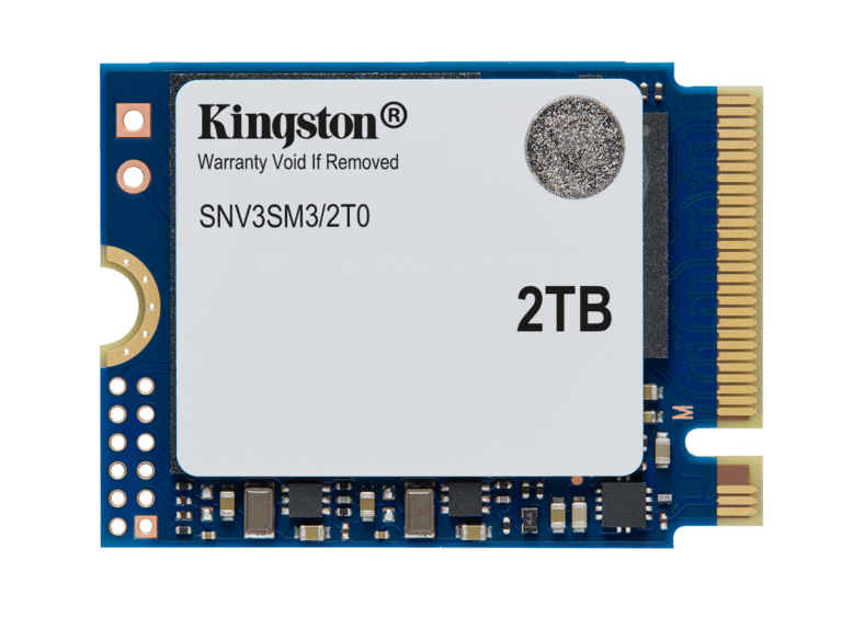 Kingston fügt der NV3 PCIe 4.0 NVMe SSD einen neuen Formfaktor hinzu