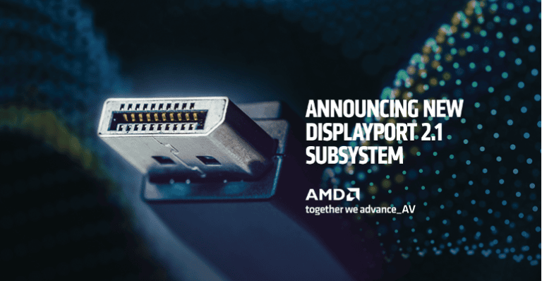 AMD dévoile les premiers processeurs FPGA et SoC adaptatifs conformes à la nouvelle norme audio/vidéo DisplayPort™ 2.1 pour la vidéo ultra-haute définition 8K