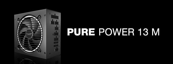 be quiet! Pure Power 13 M: ATX 3.1 power supply with high efficiency and silent operation