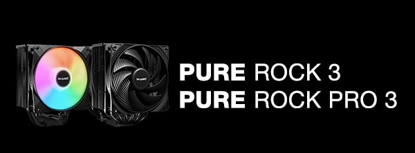 be quiet! Pure Rock 3 series: Compact performance for everyone!