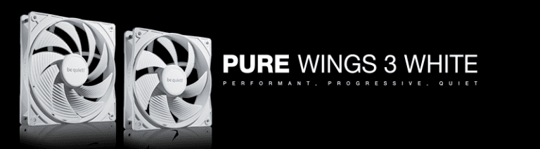 be quiet! introduces Pure Wings 3 White fan series: Performance in monochrome