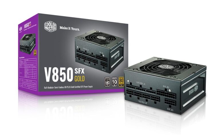 Cooler Master V SFX Gold: Vollmodulare SFX-Netzteile bis 850 Watt mit 10 Jahren Garantie
