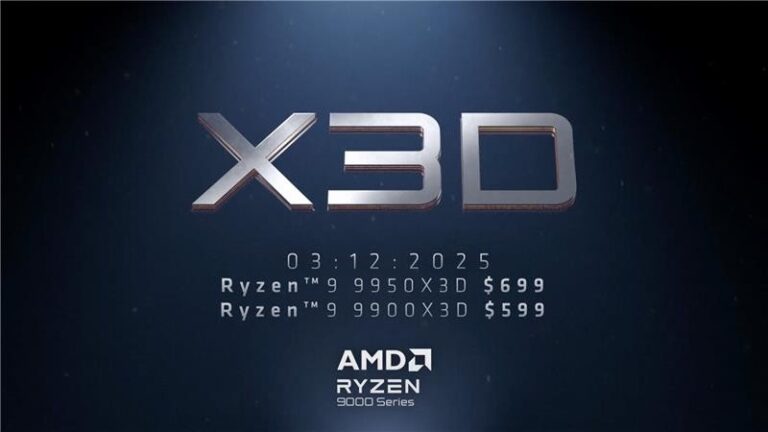 Ryzen 9900X3D & 9950X3D pricing and availability eblast