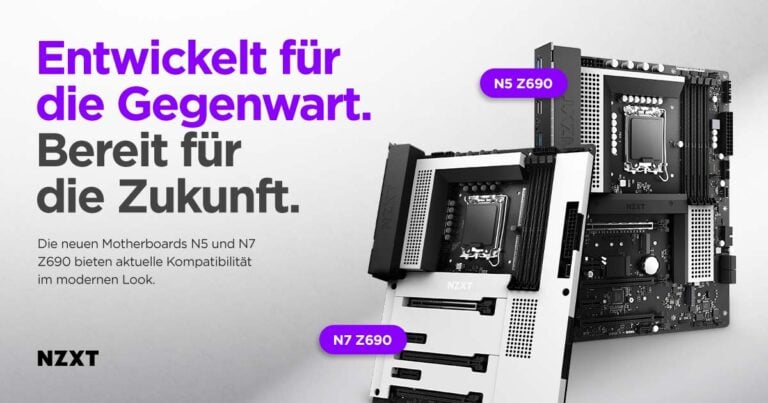 NZXT stellt vor: die N7 und N5 Z690 ATX-Motherboards